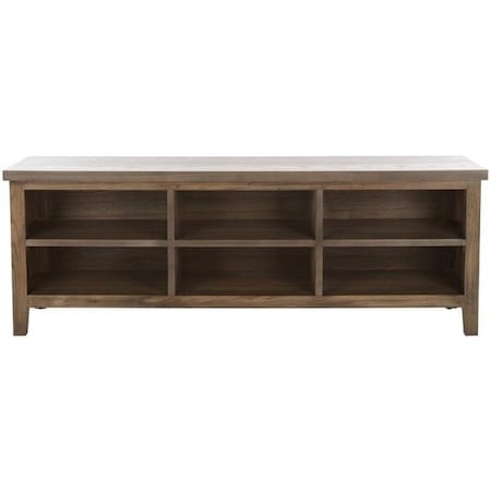 Safavieh Sadie Low Bookshelf, Oak - 18 x 15.7 x 51.2 in. AMH6525C